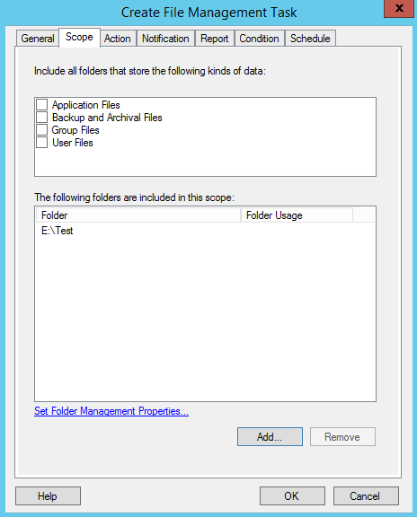 File Management Task - Scope